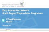 South Region CCG Mental Health Masterclass - EIP Preparedness Programme