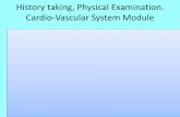 No.1 history taking, physical examination  CVS