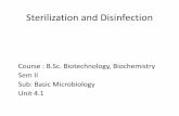 B.Sc. Biotech Biochem II BM Unit-4.1 Sterilization