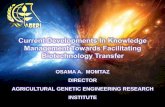 Current Developments In Knowledge Management Towards Facilitating Biotechnology Transfer