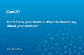 What do denials say about your practice