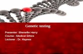 Genetic testing