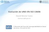 Evolución de la norma UNE-EN 13606