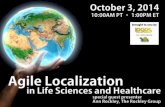 Agile Localization in Life Sciences and Healthcare
