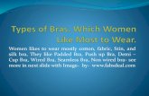 Types of bras which women like most -  Buy bra online in India- fabsdeal