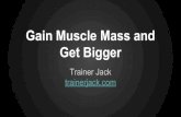 How to Gain Muscle Mass and Get Bigger