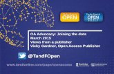 Open access advocacy joining the dots (session 3c)