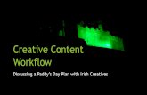 Creative Content Workflow for #StPatricksDay