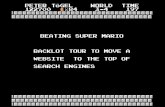 5-Minute Showcase: Beating Super-Mario - Backlot Tour to Move a Website to the Top of Search Engines