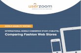 Quick Look - International Fashion Benchmark on Tablets  | UserZoom