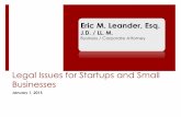 Startup & Small Business Presentation (2015)