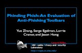 Phinding Phish: An Evaluation of Anti-Phishing Toolbars, at NDSS 2007