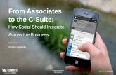SEJ Summit 2015: From Associates to the C-Suite: How Social Should Integrate Across the Business by Andrew Caravella