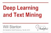 Deep Learning and Text Mining