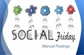 Social Friday: Manual Postings