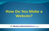 How Do You Make A Website?