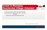 Invest in Romania - real estate project