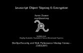 Javascript Object Signing & Encryption
