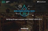 Verifying Drupal modules with OWASP ASVS 2014 (European Drupal Days 2015)