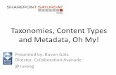 Metadata taxonomy and content types oh my   sps philly - mar 2015