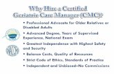 Why hire a certified geriatric care manager?