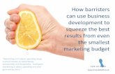 How barristers can use business development