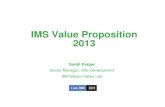 Value Proposition - IMS UG July 2013 Tokyo