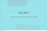 SMX 2010 Summary of Hot Topics from SEO Track