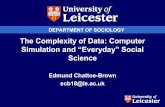The Complexity of Data: Computer Simulation and “Everyday” Social Science