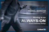 Webinar: Moving to an Always-on Finance Marketing Strategy