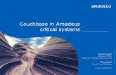Couchbase Live Europe 2015: Couchbase in Amadeus Critical Systems