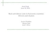 Javier Ordóñez. Real unit labour costs in Eurozone countries: Drivers and clusters