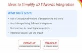 Ideas to Simplify JD Edwards Integration