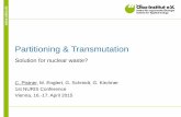 Partitioning & Transmutation: Solution for nuclear waste?