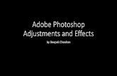 Adobe photoshop adjustments and effects