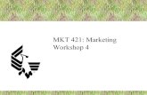 Intro to Marketing - Workshop 4 Differentiation & Positioning