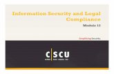 Cscu module 12 information security and legal compliance