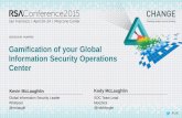 Gamification of your Global Information Security Operations Center - RSA 2015