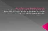 Audience Feedback Evaluation