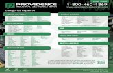Providence Industrial  Line Card