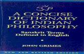 Concise Dictionary of Indian Philosophy