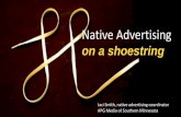 Native advertising on a shoestring