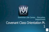 Covenant Class Orientation
