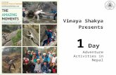 1 Day Adventure Activities in Nepal presented by Vinaya Shakya