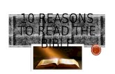 10 Reasons to Read The Bible