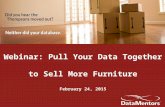 Webinar: Pull Your Data Together to Sell More Furniture