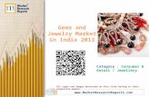 Gems and Jewelry Market in India 2013