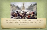 James lewis american revolution journal ppt