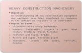 Introduction to Heavy Construction Machinery