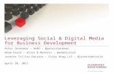 Leveraging Social & Digital Media for Business Development